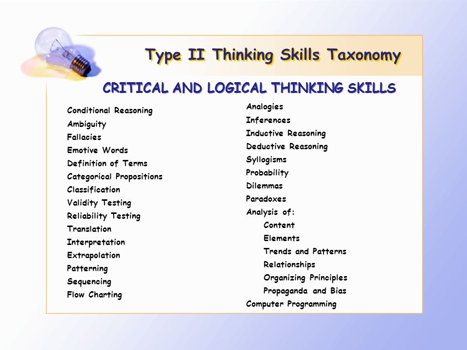 Relationship between logical thinking and critical thinking